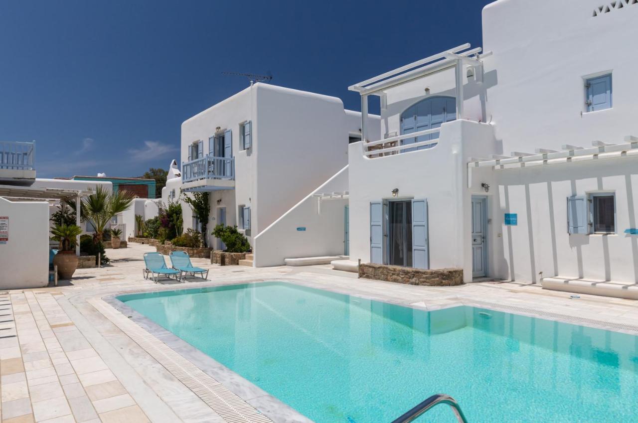 Ivi Mykonean Suites Mimoza Ornos Beach Exterior foto