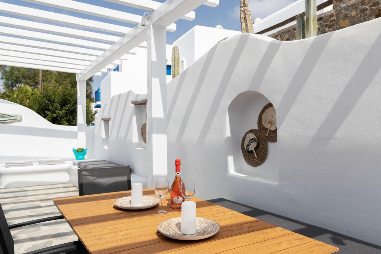 Ivi Mykonean Suites Mimoza Ornos Beach Exterior foto